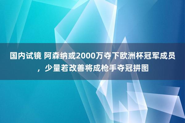 国内试镜 阿森纳或2000万夺下欧洲杯冠军成员，少量若改善将成枪手夺冠拼图